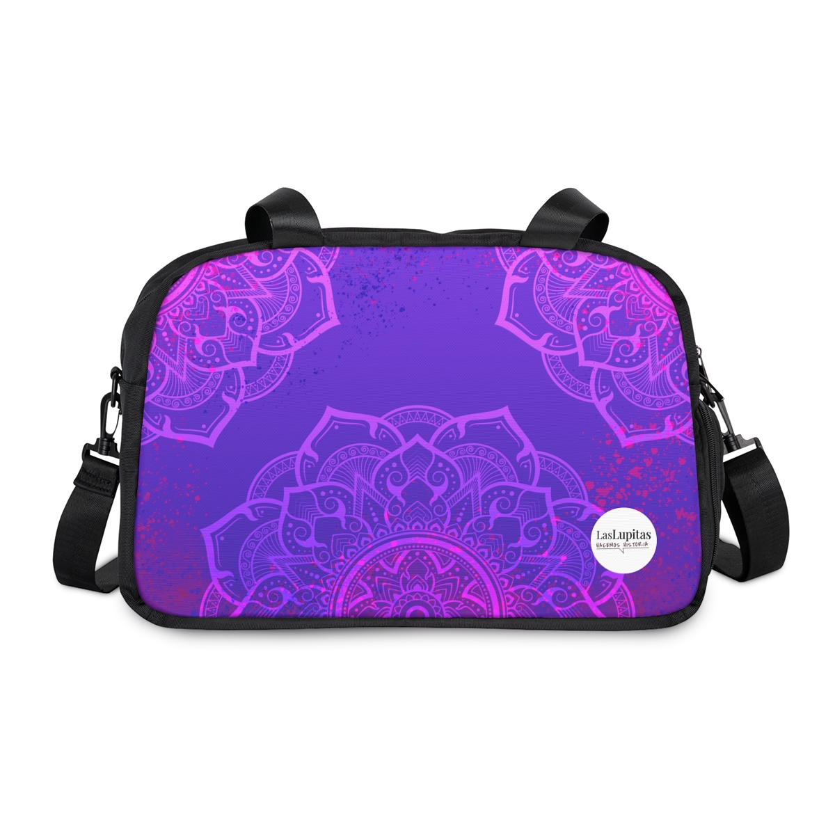 Bolso Fitness Mandalas Violeta Intenso